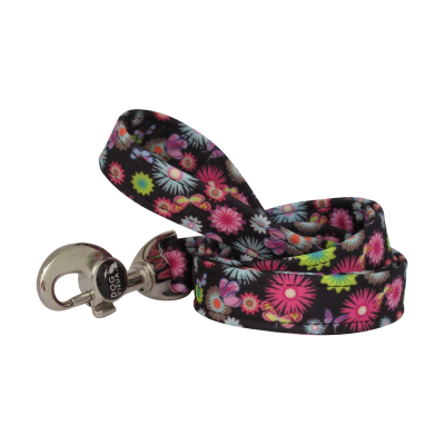 Leine BLACK FLOWERS